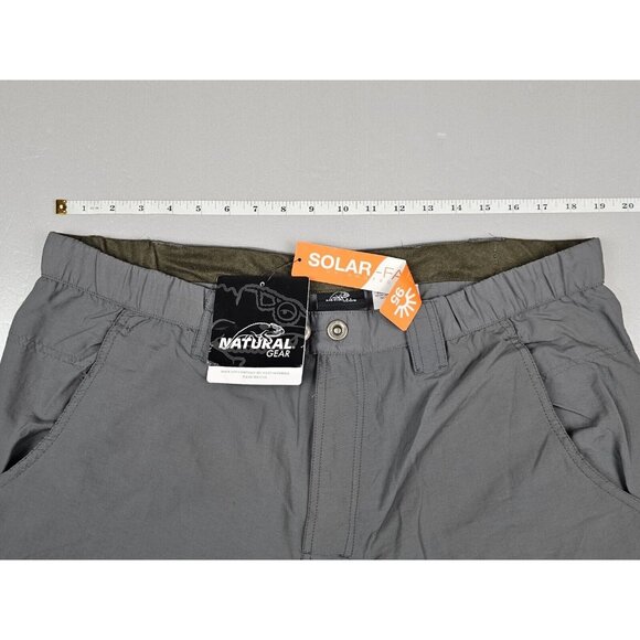 Natural Gear Pants Mens XL. Convertible Shorts Solar Factor UV‎ Protected. NWT - Picture 4 of 8